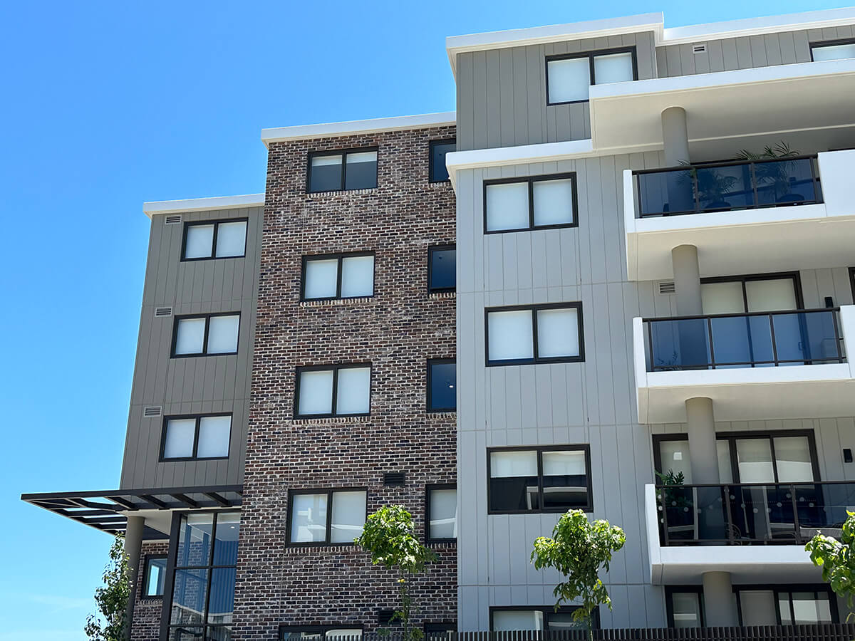 Hebel's PowerPattern panels at Schofield Gardens 
